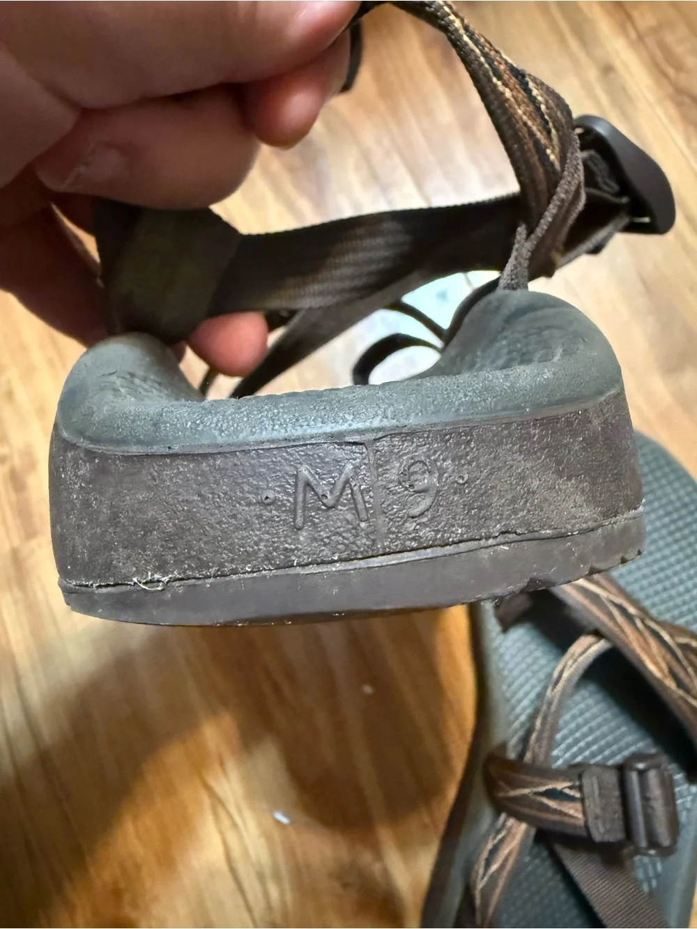 Chaco Brown and Tan Strappy Outdoor Sandals